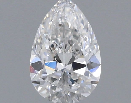 0.32 carat E-VVS2 Natūralus Pear Deimantas (1)