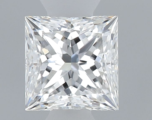 0.35 carat E-VVS1 Natūralus Princess Deimantas (1)
