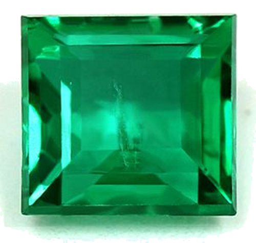 0.52 carat GREEN Square Smaragdas (1)