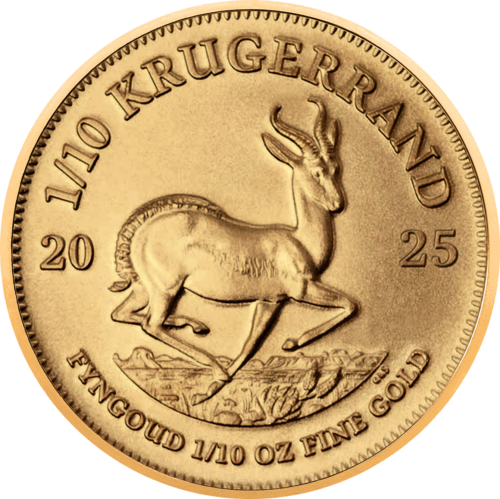 1/10 oz Кругерранд 2025 Южная Африка Золотая монета (1)