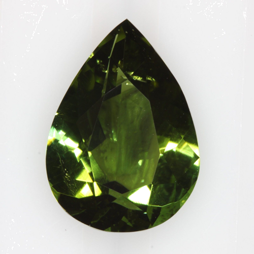 4.84 carat GREEN Pear Tourmaline (1)