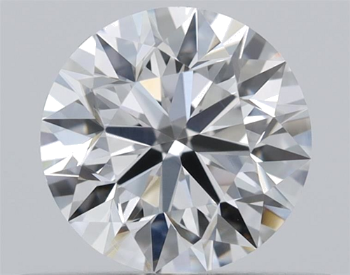0.5 carat F-VVS2 Very Good cut Natūralus Round Deimantas (1)