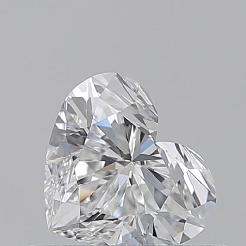 0.53 carat E-VVS2 Natūralus Heart Deimantas (1)
