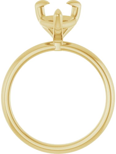 Sužadėtuvių Žiedas „Solitaire“ 10k yellow gold Pear 12mm x 8mm (2)