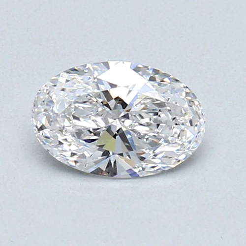 0.57 carat D-SI1 Natūralus Oval Deimantas (1)