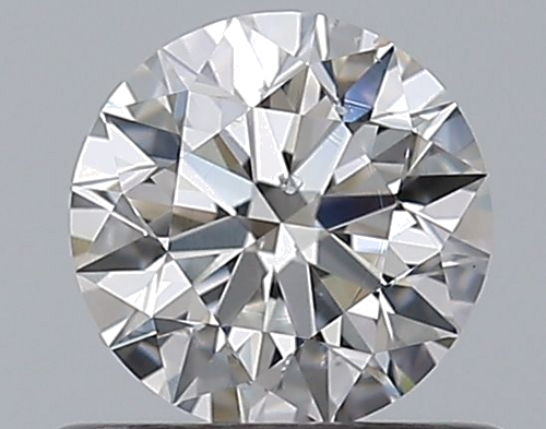 0.53 carat F-SI2 Excellent cut Natūralus Round Deimantas (1)