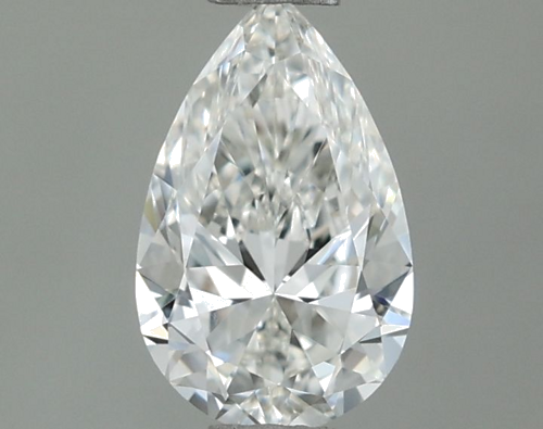 0.55 carat H-VVS1 Natūralus Pear Deimantas (1)
