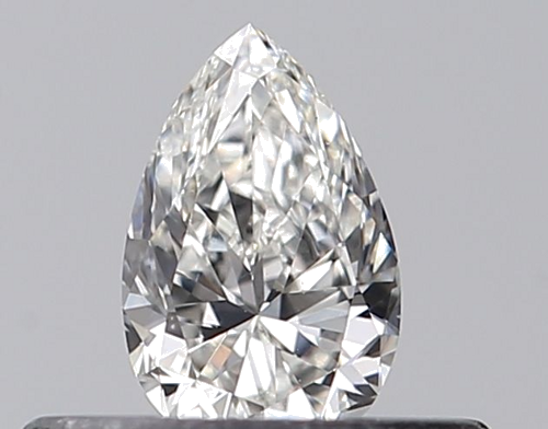 0.25 carat G-VVS1 Natūralus Pear Deimantas (1)
