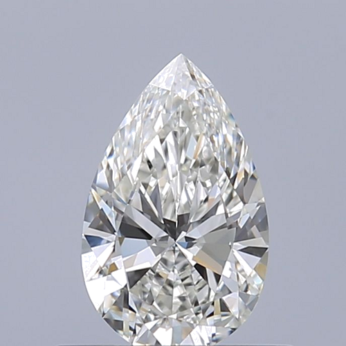 0.5 carat I-VVS1 Natūralus Pear Deimantas (1)
