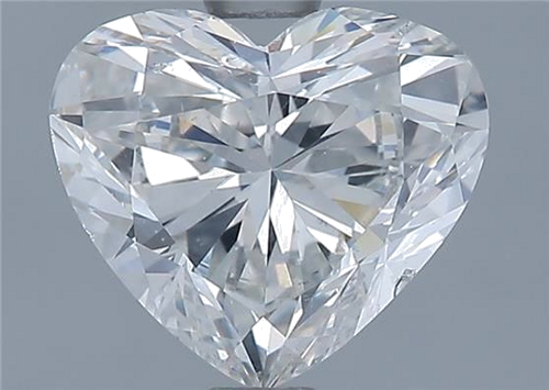 1.5 carat G-SI1 Natūralus Heart Deimantas (1)