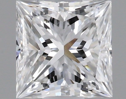 0.6 carat E-VS2 Natūralus Princess Deimantas (1)