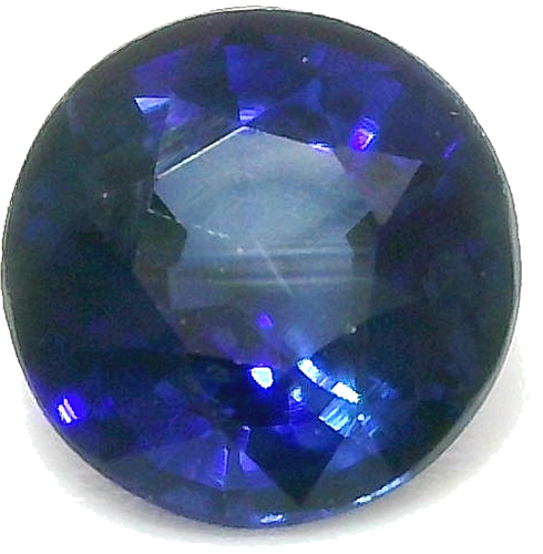 0.65 carat BLUE Round Safyras (1)