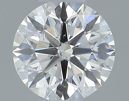 0.37 carat G-SI2 Excellent cut Natūralus Round Deimantas (1)