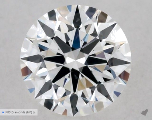 0.33 carat E-SI1 Excellent cut Natūralus Round Deimantas (1)