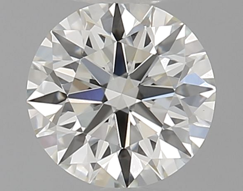 0.59 carat K-VVS1 Excellent cut Natūralus Round Deimantas (1)