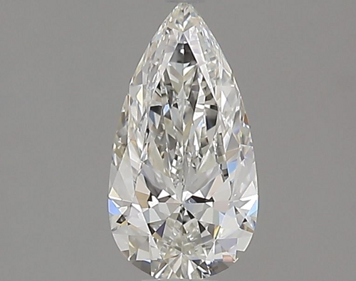 0.7 carat G-VS2 Natūralus Pear Deimantas (1)