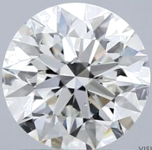 1.81 carat I-SI1 Excellent cut Natūralus Round Deimantas (1)