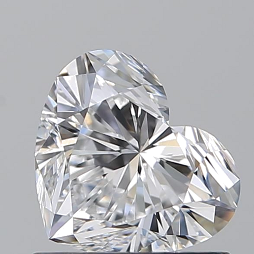 0.92 carat D-VVS2 Natūralus Heart Deimantas (1)