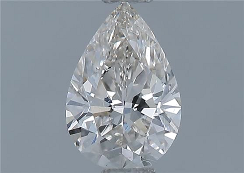 0.52 carat I-VS2 Natūralus Pear Deimantas (1)
