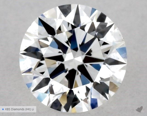 0.5 carat F-VS1 Excellent cut Natūralus Round Deimantas (1)