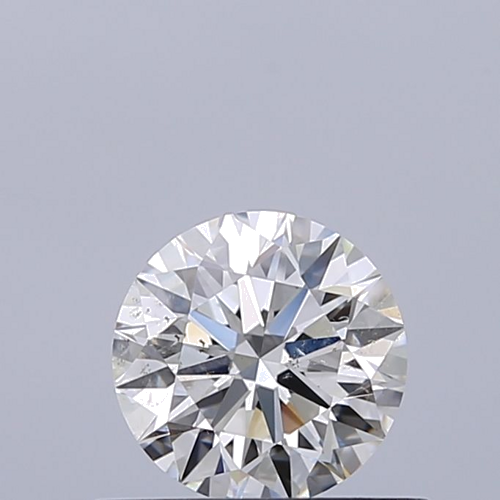 0.51 carat I-SI2 Excellent cut Natūralus Round Deimantas (1)