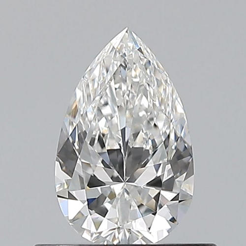 0.5 carat F-VS2 Natūralus Pear Deimantas (1)