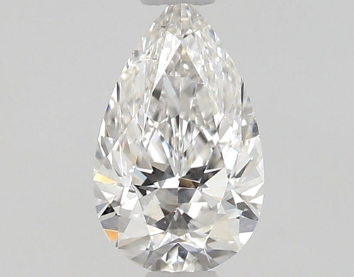 0.5 carat F-SI1 Natūralus Pear Deimantas (1)