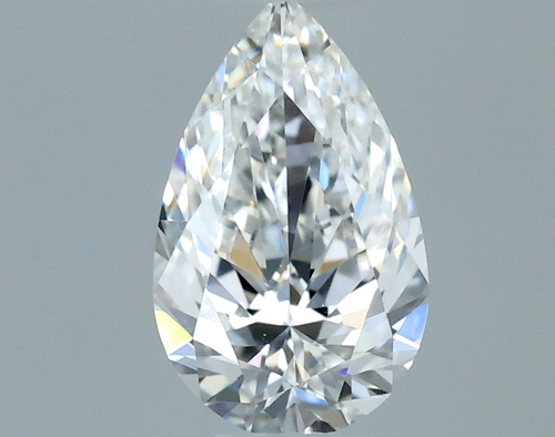 0.3 carat F-VS1 Natūralus Pear Deimantas (1)