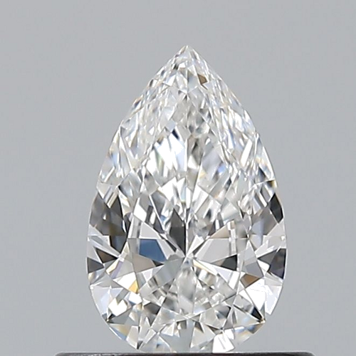 0.5 carat E-VS1 Natūralus Pear Deimantas (1)