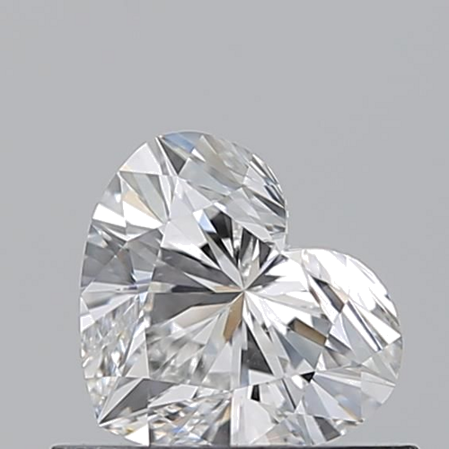 0.54 carat F-SI1 Natūralus Heart Deimantas (1)
