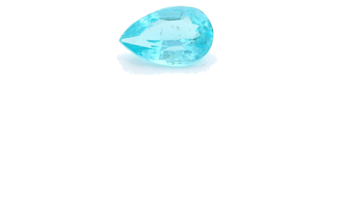 0.45 carat BLUE Pear Apatite (1)