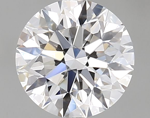 0.5 carat F-VVS2 Excellent cut Natūralus Round Deimantas (1)