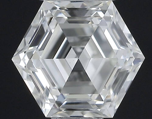 0.64 carat H-VVS2 Natūralus Hexagonal Deimantas (1)