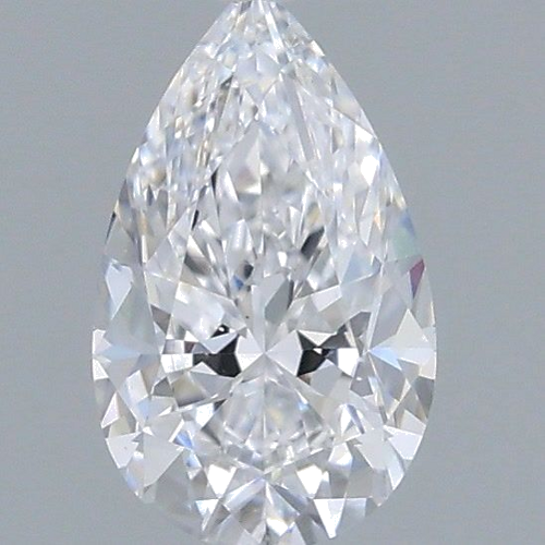 0.4 carat D-VS1 Natūralus Pear Deimantas (1)