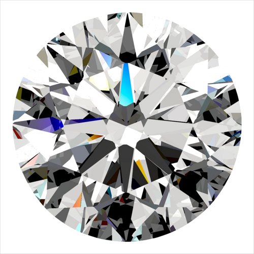 0.3 carat H-VVS2 Excellent cut Natūralus Round Deimantas (1)