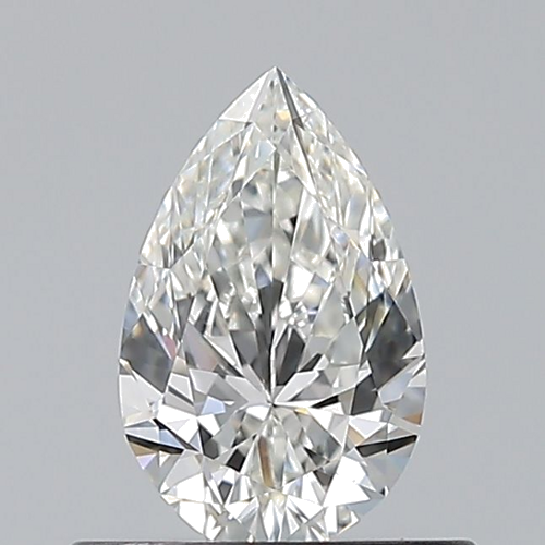 0.5 carat G-VVS1 Natūralus Pear Deimantas (1)