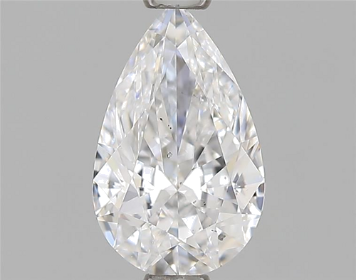 0.9 carat D-SI1 Natūralus Pear Deimantas (1)