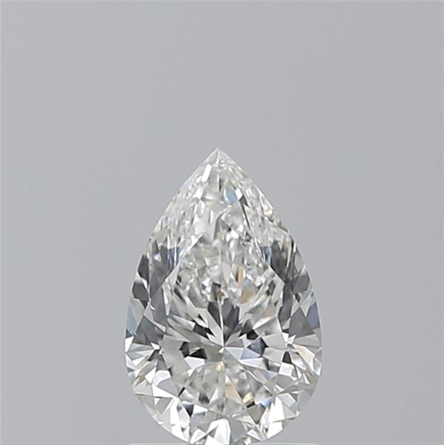 1.3 carat F-SI2 Natūralus Pear Deimantas (1)