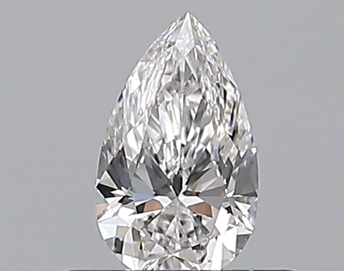 0.4 carat E-VVS2 Natūralus Pear Deimantas (1)
