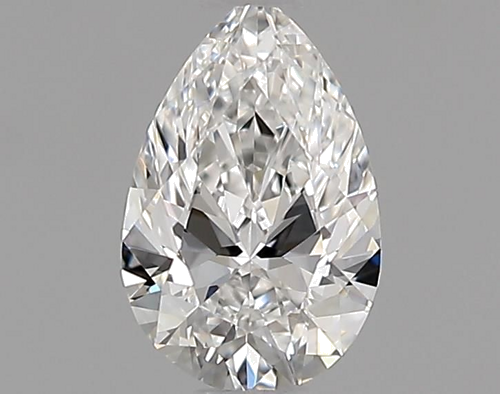 0.45 carat E-VVS2 Natūralus Pear Deimantas (1)