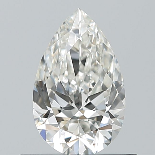 0.56 carat G-VVS1 Natūralus Pear Deimantas (1)