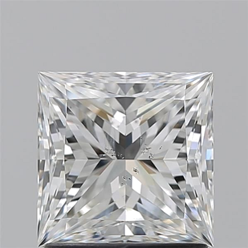 1.55 carat H-SI2 Natūralus Princess Deimantas (1)