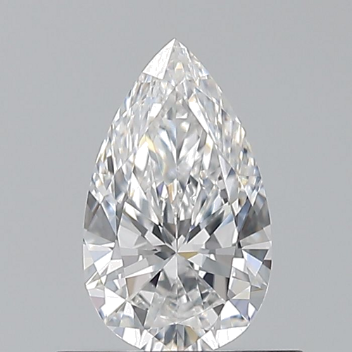 0.5 carat E-VVS2 Natūralus Pear Deimantas (1)