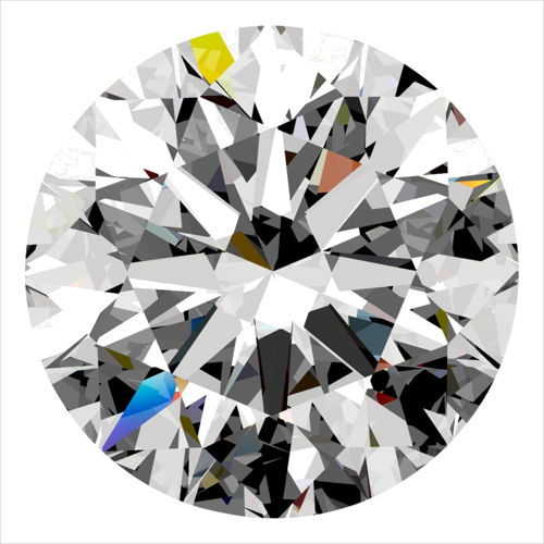 0.4 carat H-VS1 Excellent cut Natūralus Round Deimantas (1)