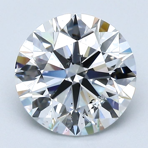 2.02 carat F-SI1 Excellent cut Natūralus Round Deimantas (1)