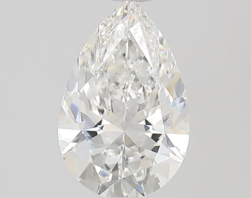 0.9 carat F-VVS1 Natūralus Pear Deimantas (1)