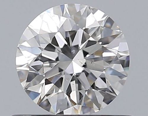0.5 carat F-SI1 Excellent cut Natūralus Round Deimantas (1)