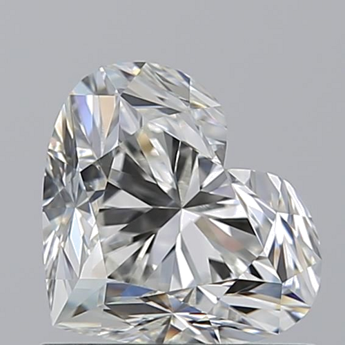1.01 carat I-VVS1 Natūralus Heart Deimantas (1)