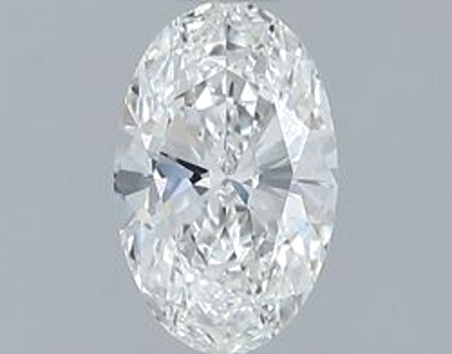 0.4 carat H-VS2 Natūralus Oval Deimantas (1)