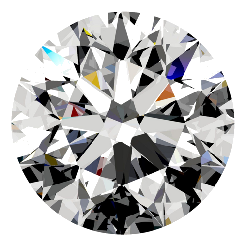 0.34 carat F-SI1 Excellent cut Natūralus Round Deimantas (1)